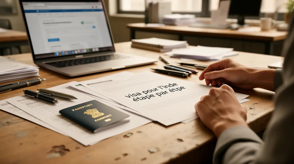 Documents pour visa Inde étape par étape