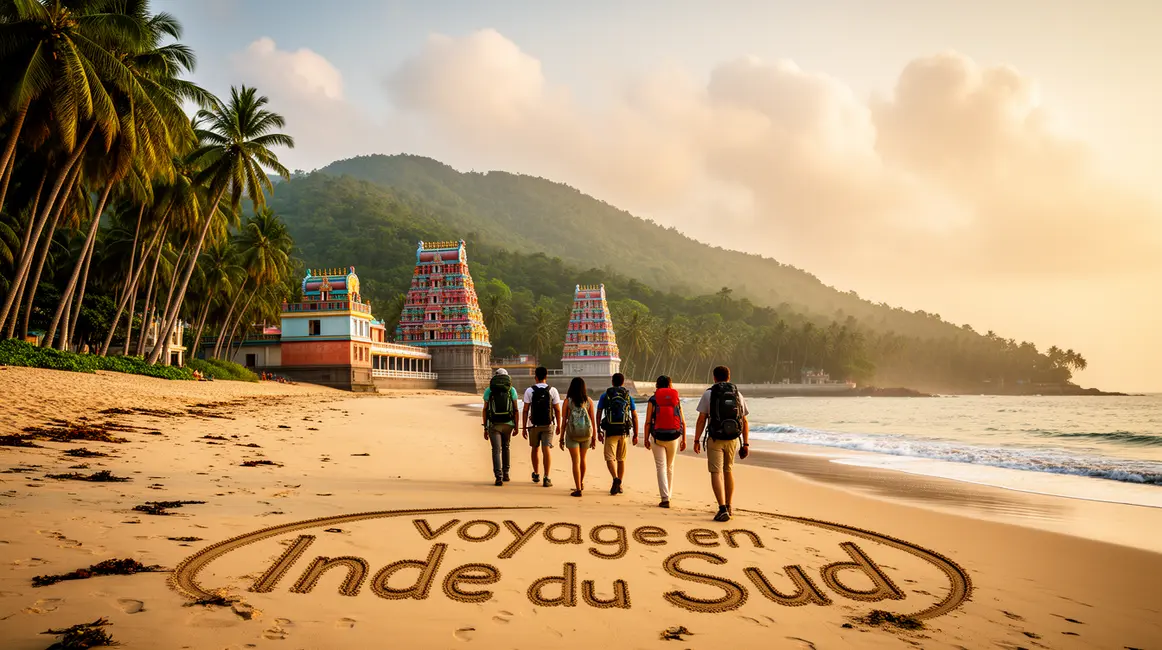 Paysage Inde du Sud petit budget plage temples collines