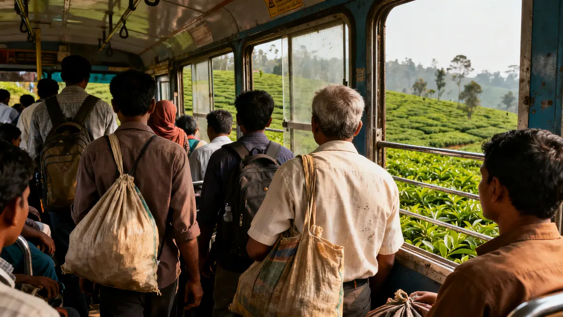 Voyage Inde du Sud bus local plantations thé