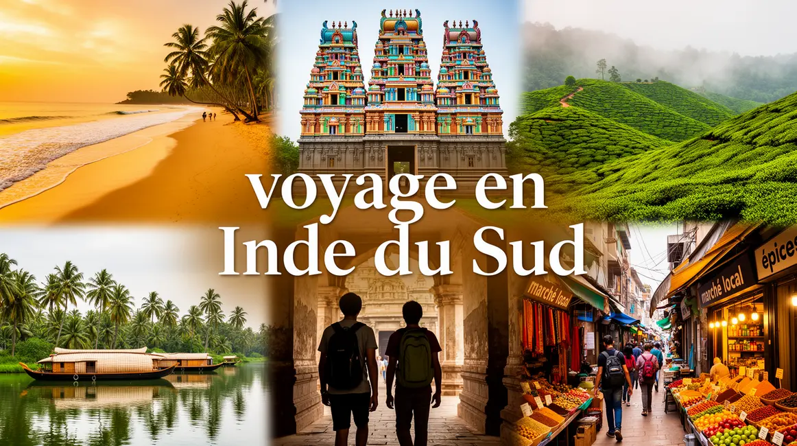 panorama Inde du Sud voyage paysages temples plages