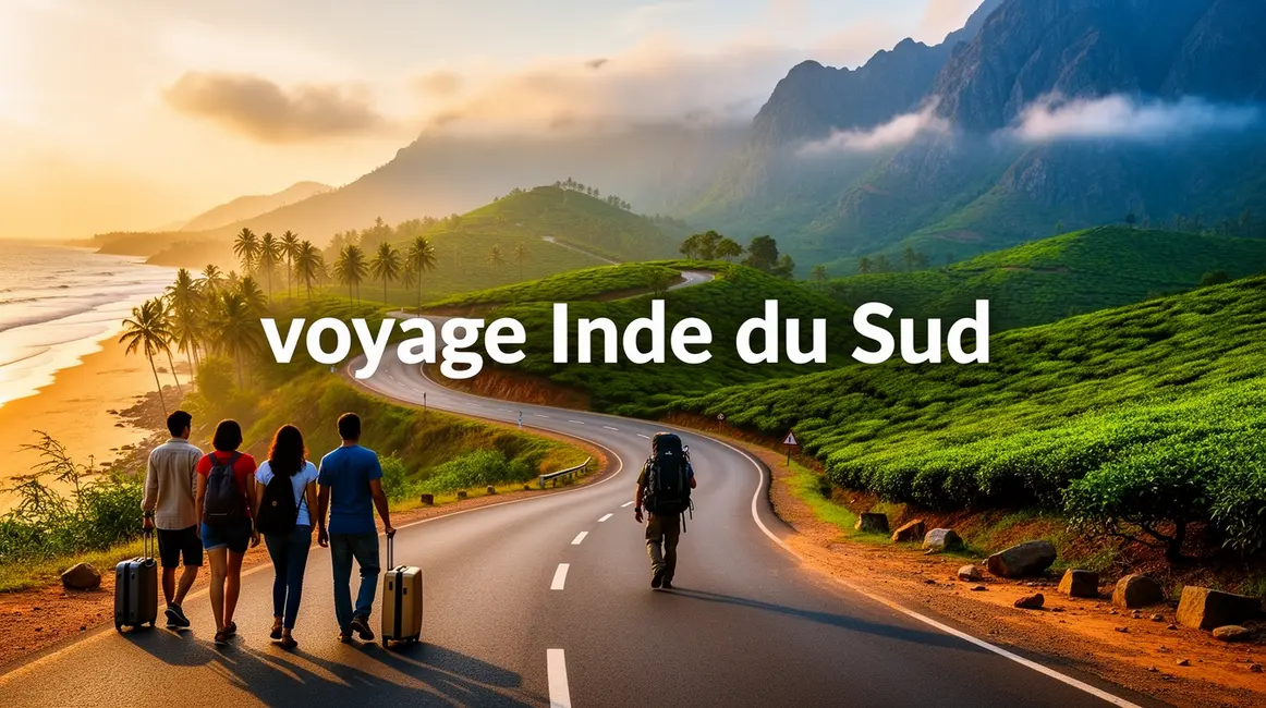 voyage Inde du Sud silhouettes route paysages