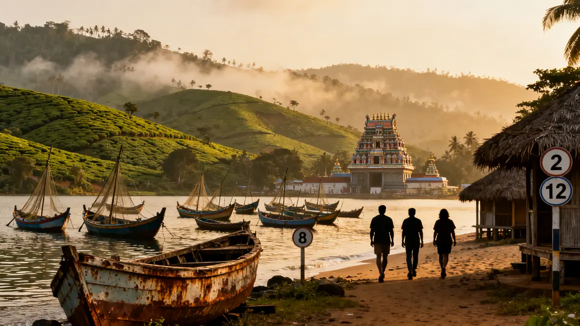 voyage inde sud budget kerala temple plage