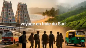 voyage inde sud budget temple plage transports
