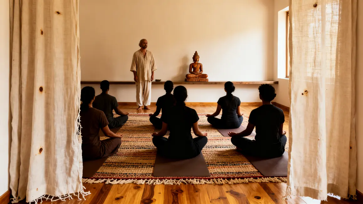 yoga Inde salle ashram authenticite