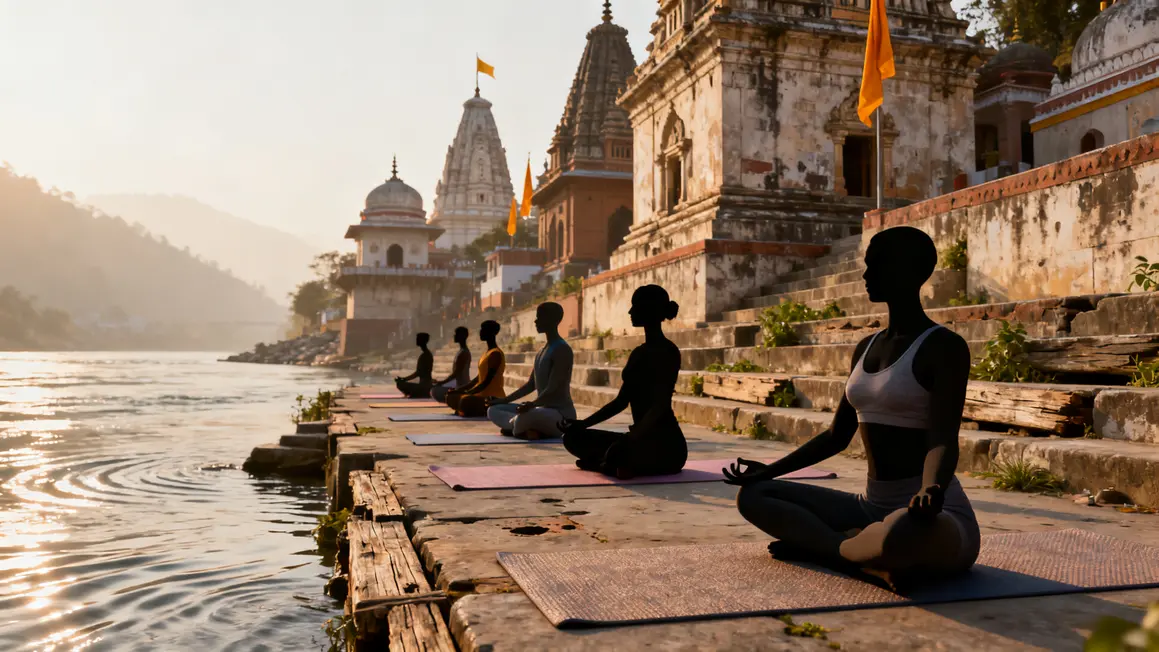 Groupe yoga Rishikesh Inde, styles Hatha Ashtanga Kundalini