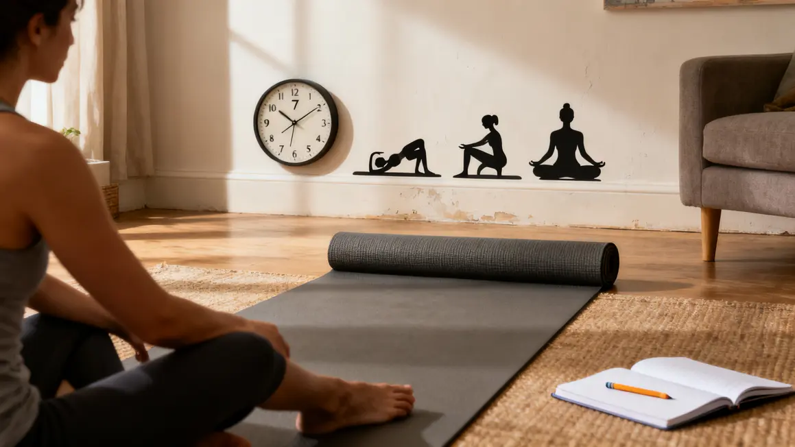 yoga spiritualite routine rapide carnet