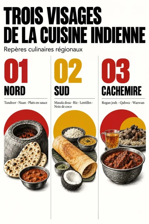 Cuisine indien : spécialités et techniques culinaires du Nord, du Sud et du Cachemire