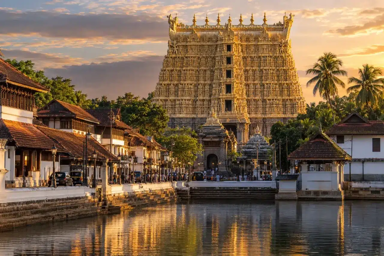 Temple Sree Padmanabhaswamy au cœur de Trivandrum