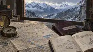 Ladakh danger tourisme : carte, boussole et étiquette Leh – altitude